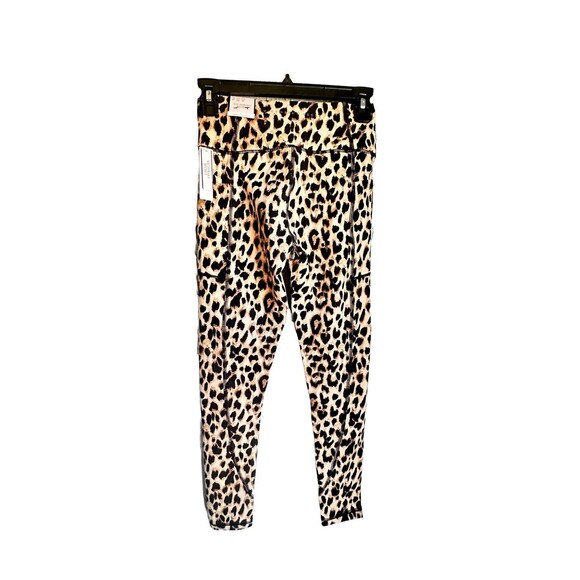 Victoria's Secret Pants - NWT Victoria's Secret PINK Cotton Yoga Legging Leopard Brown/Black Size 4